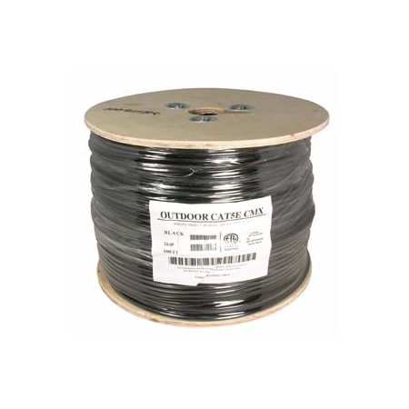 Bestlink Netware CAT5e UTP Direct Burial Outdoor Cable Gel Type- 1000ft- Black 100915BK